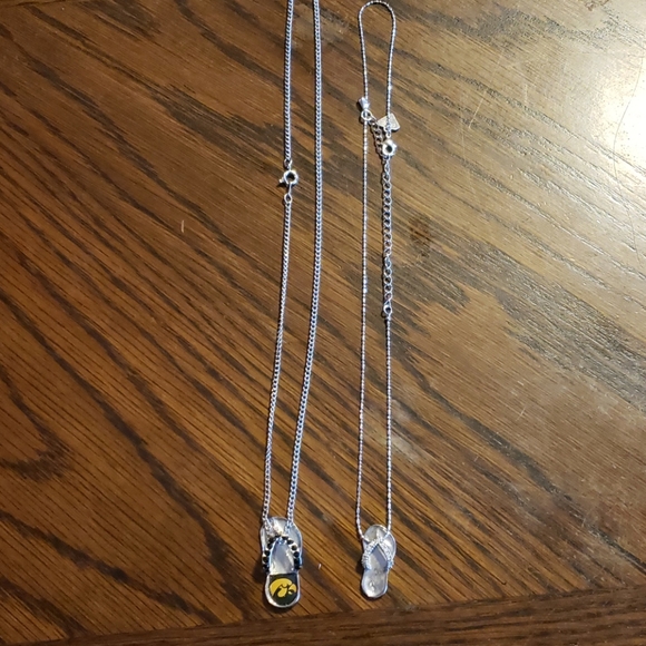 None Jewelry - Flip flop necklaces